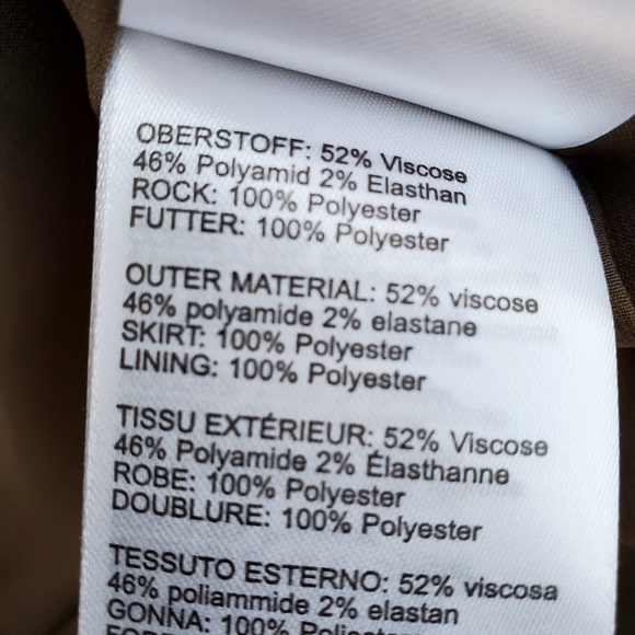 Madeleine long dress in Olive Green. 6 - Picture 9 of 14